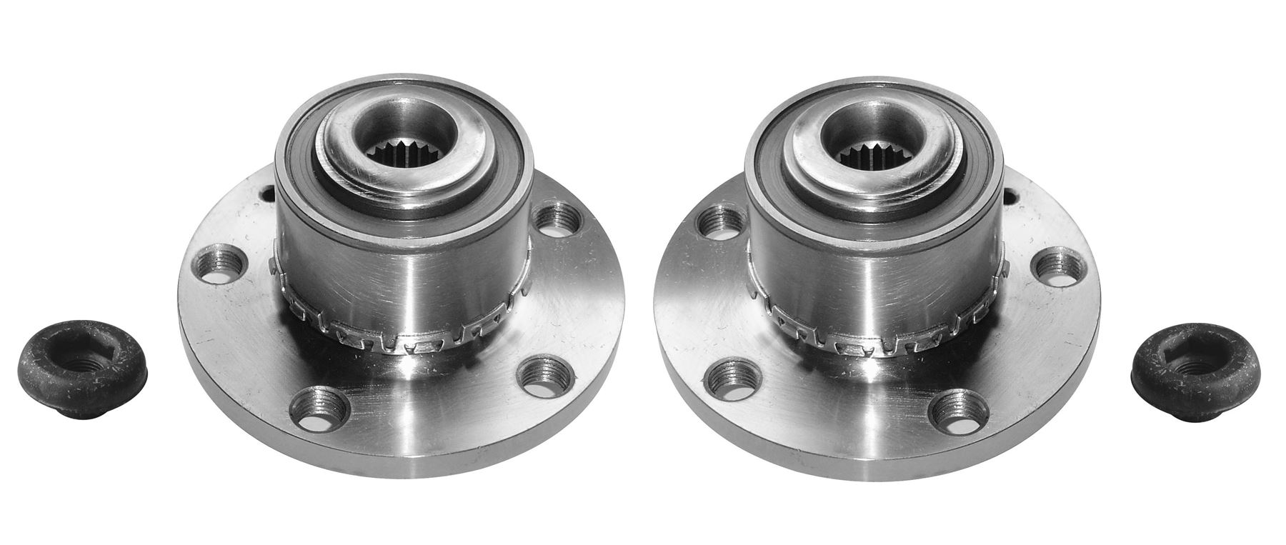 VW Polo 20022005 Front Wheel ABS Hub Bearing Pair eBay