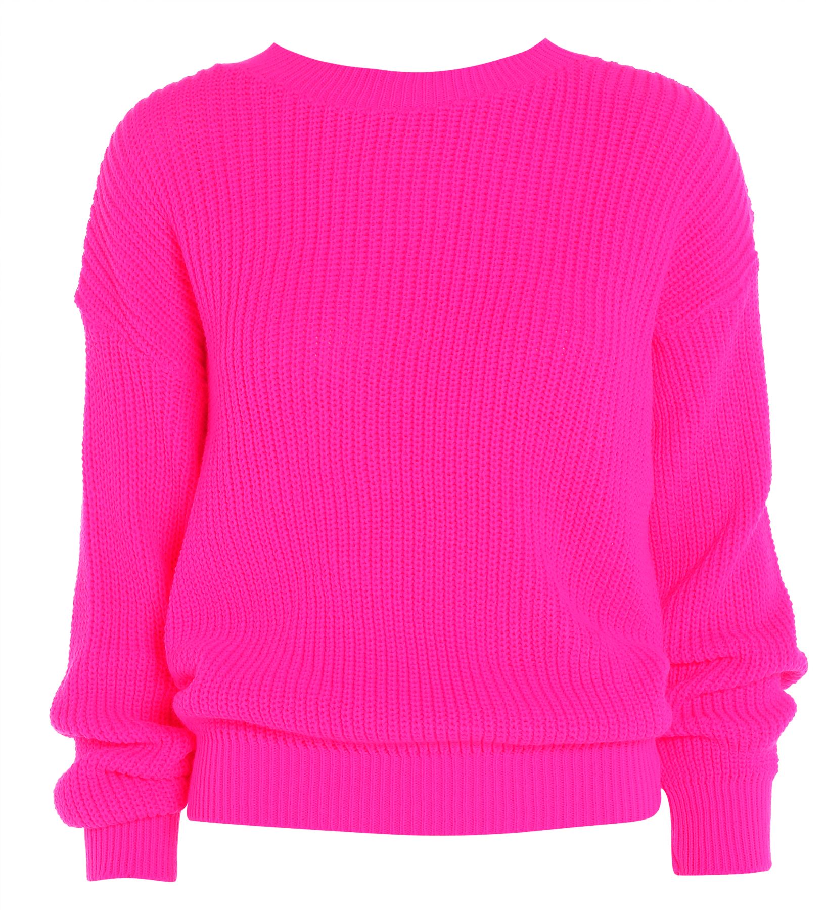 New Ladies Womens Plain Oversized Baggy Knitted Jumper Chunky Sweater Top Rib