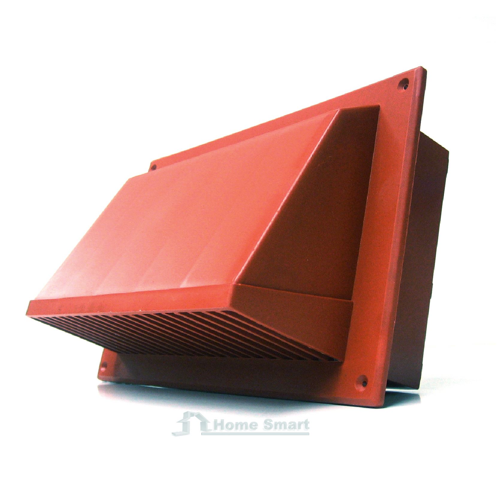 9" x 6" Cavity Wall Sleeve Vent with Terracotta Cowl Anti Air Draught Ventilator eBay