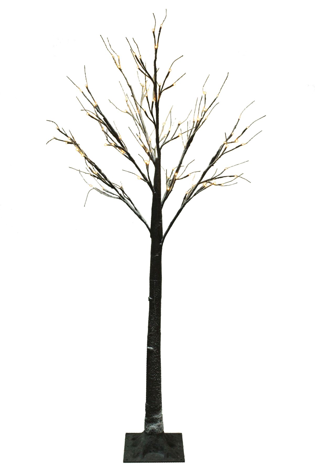 6ft snowy effect warm white twig tree pre lit 120 led xmas 6ft snowy effect warm white twig tree pre lit 120 led xmas