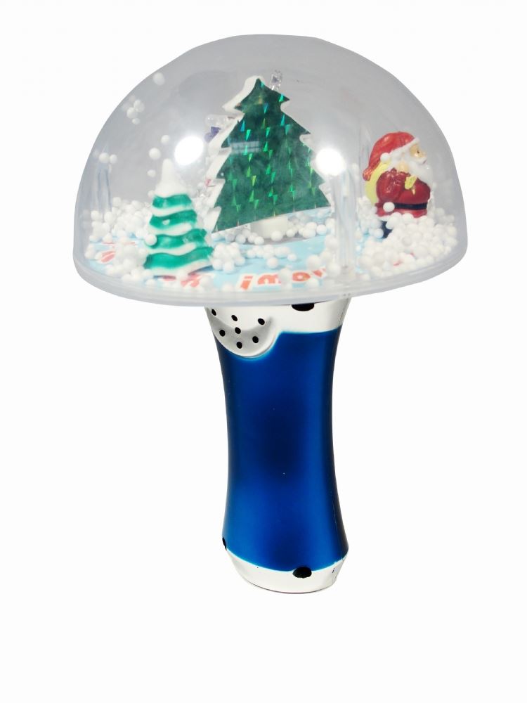 Baterry Operated Hand Held Light Up Musical Snow Globe Dome Spinner