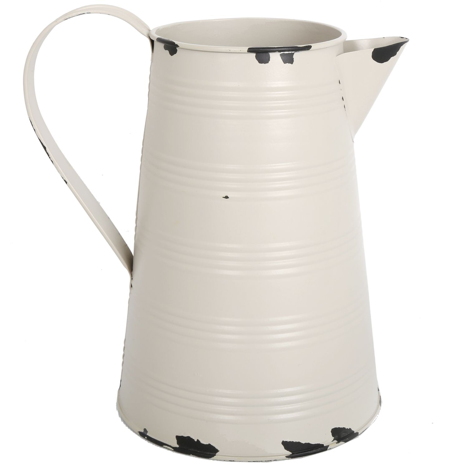 Rustic Decorative Metal Jug Lovely Distressed Look Metal Pitcher Jug