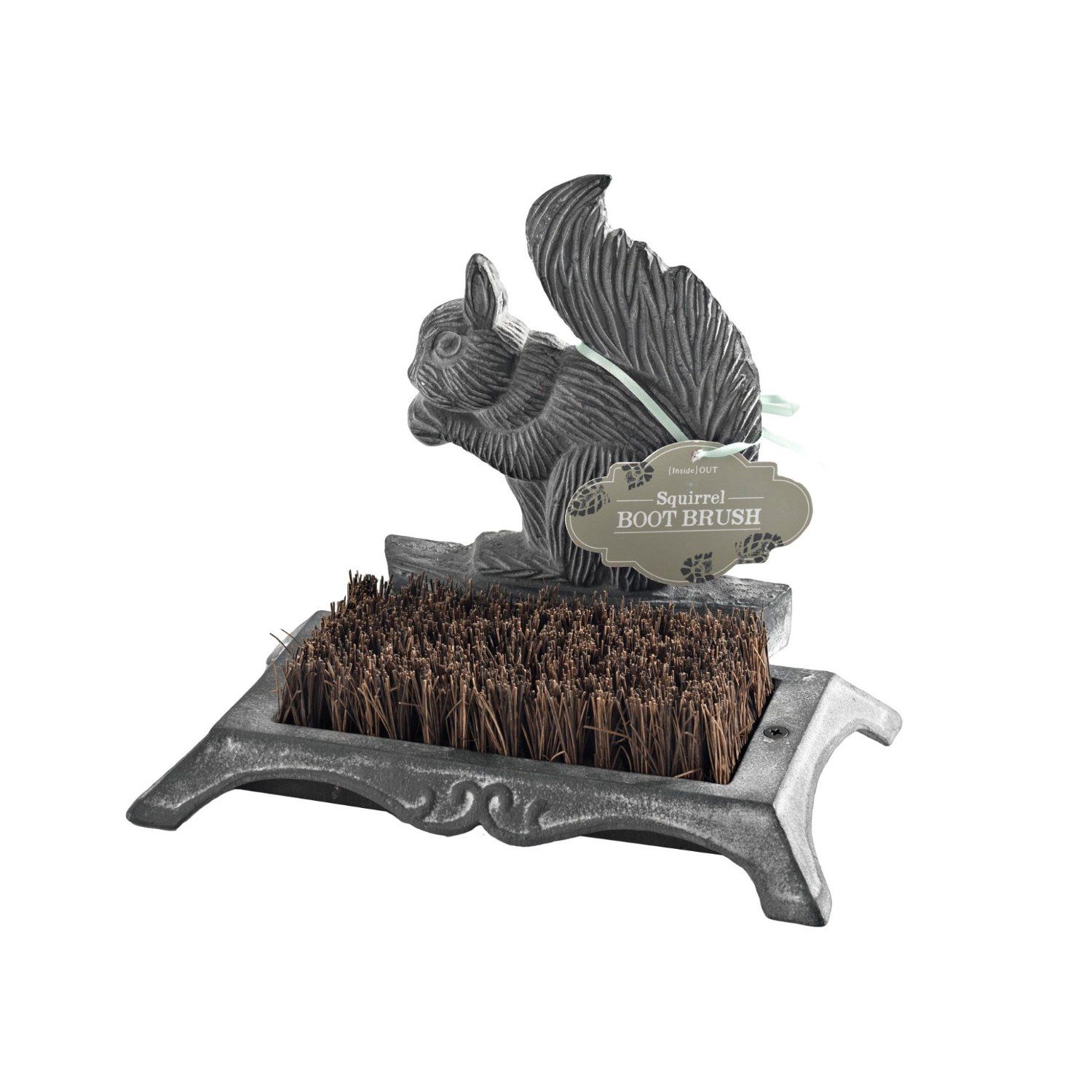 Inside Out Cast Iron Squirrel Boot Brush Boot Scraper eBay