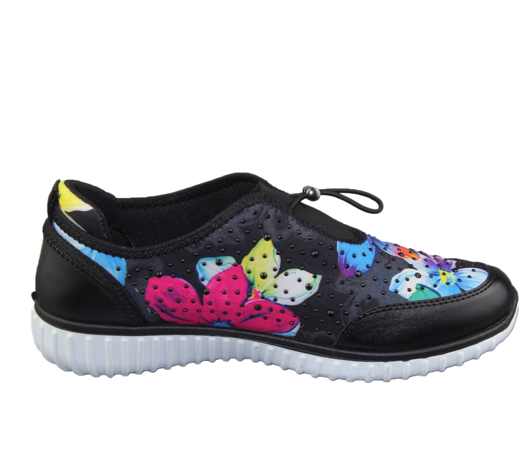 Womens Trainer Ladies Comfort Walking Fashion Gym Sport Flat Floral