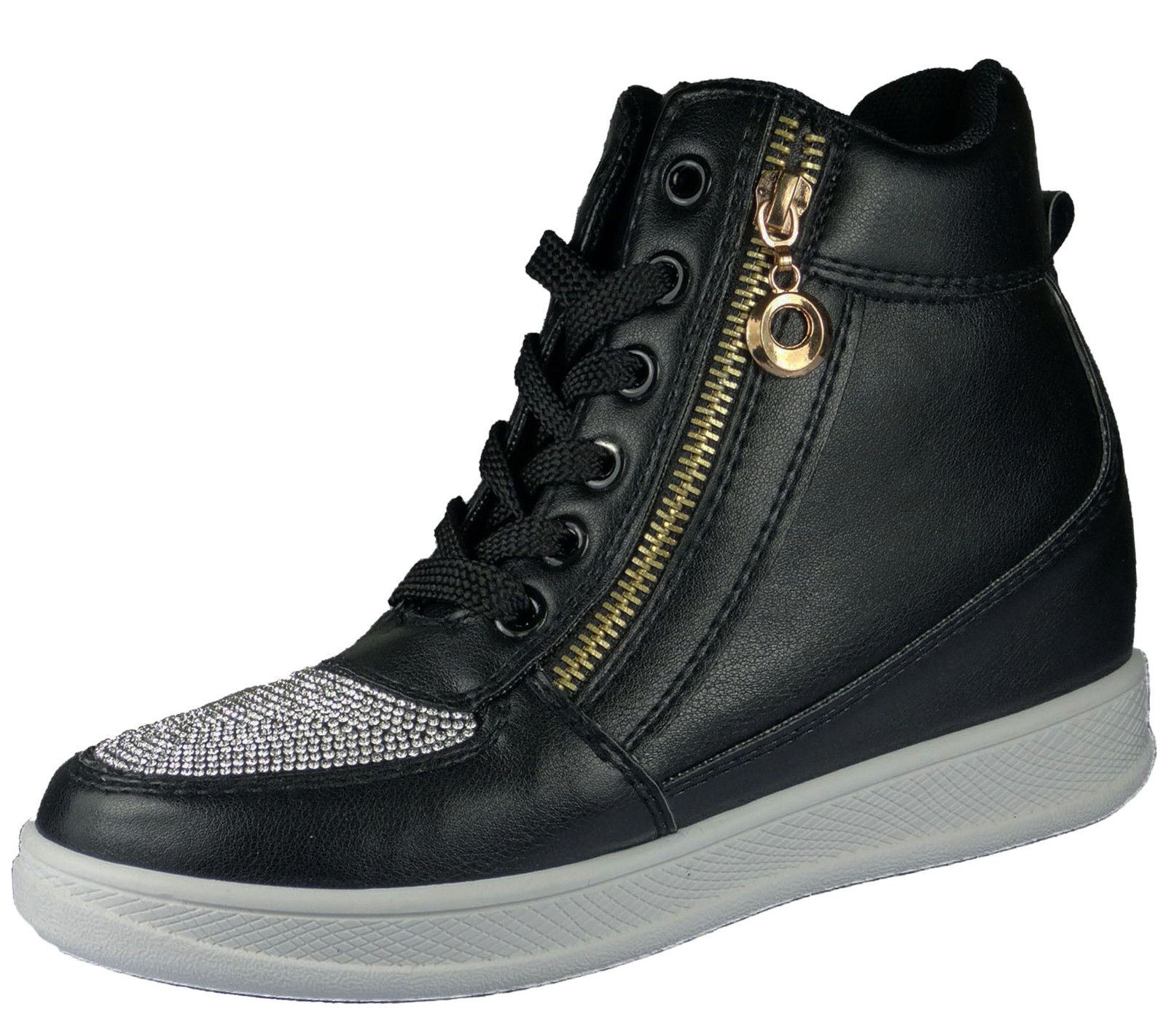 wedge high top shoes