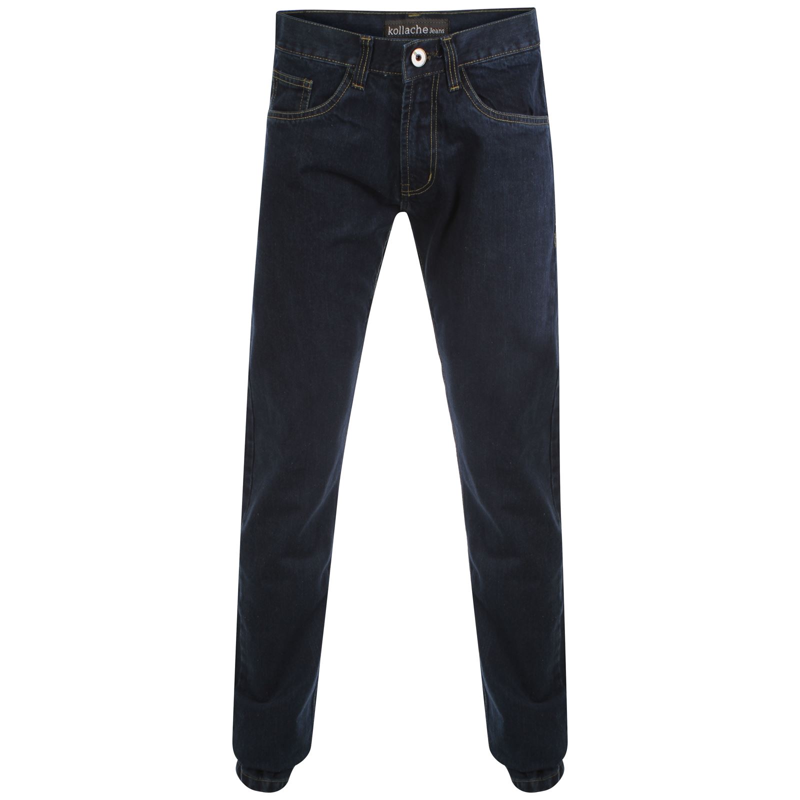 MENS STRAIGHT LEG REGULAR FIT DENIM JEANS BOYS CASUAL JEANS NEW KOLLACHE