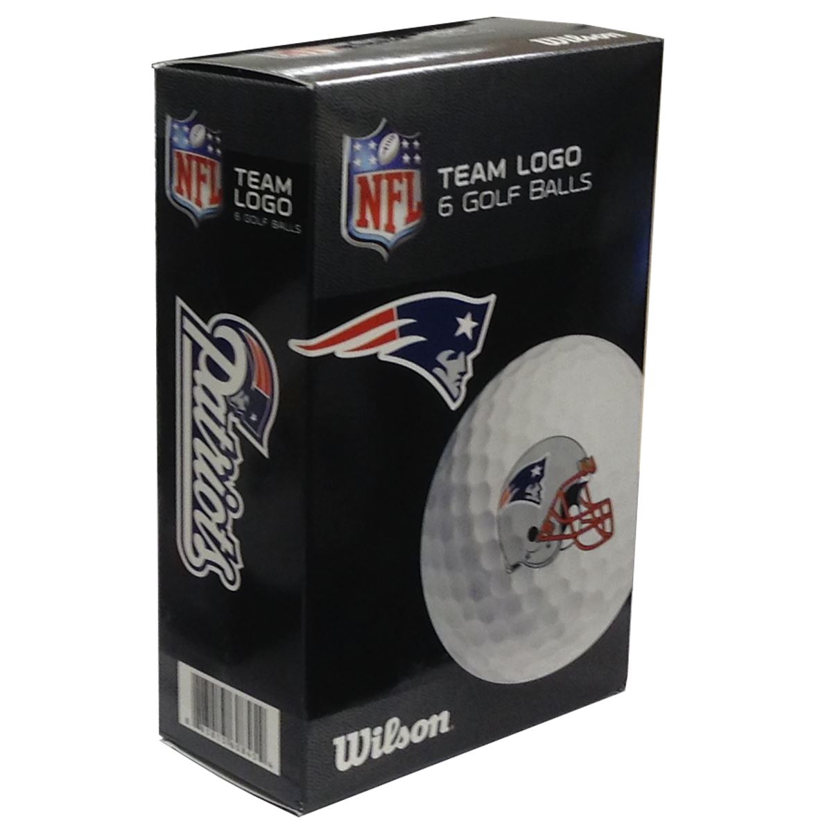 Wilson Staff Team Logo New England Patriots NFL Golf Balls *Pack of 6