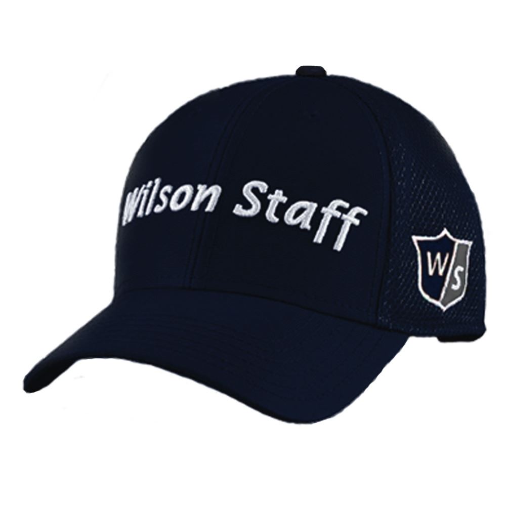 2016 Wilson Staff Mesh Golf Hat Adjustable Structured Baseball Cap eBay