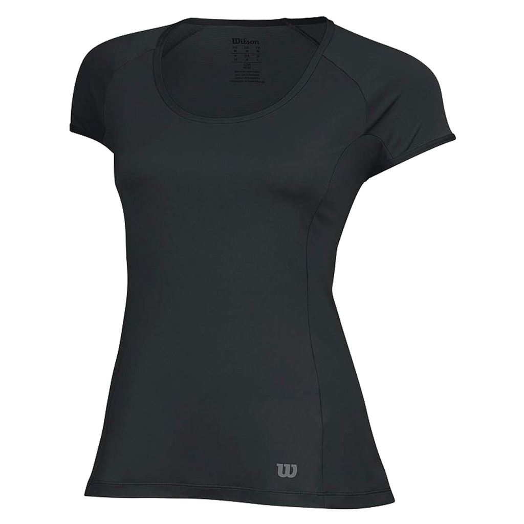 2016 Wilson Tennis Womens Top nVision Elite Cap Sleeve Shirt with