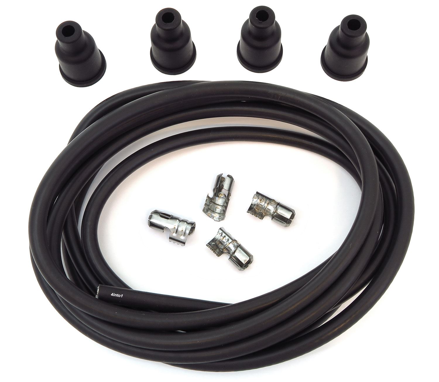 Spark Plug Wire Kit Fits Dynatek Dyna & Magna Coils Boots Clips 8' of