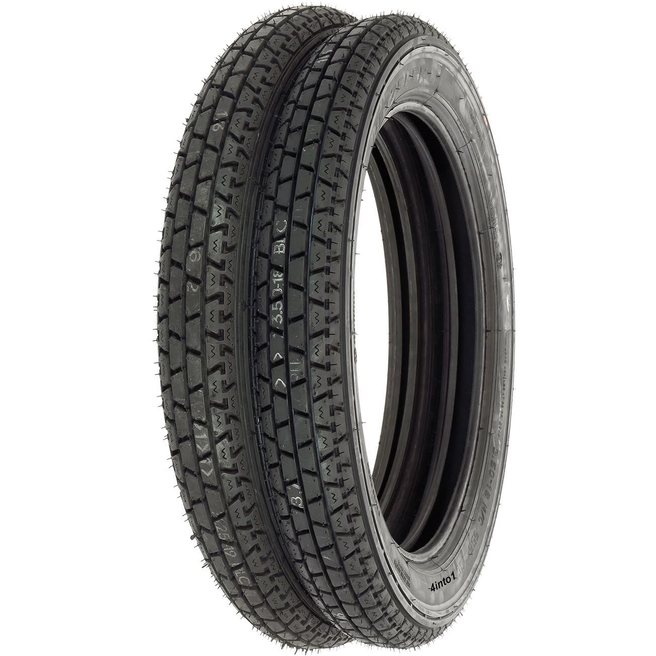 Metzeler Block C Tire Set Honda CB350/360/400F CJ/CL360 Tires Only