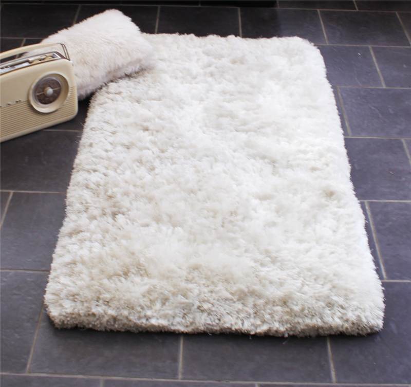 Shaggy Rug Very Thick and Soft White Luxury Pile One Of Our Thickest