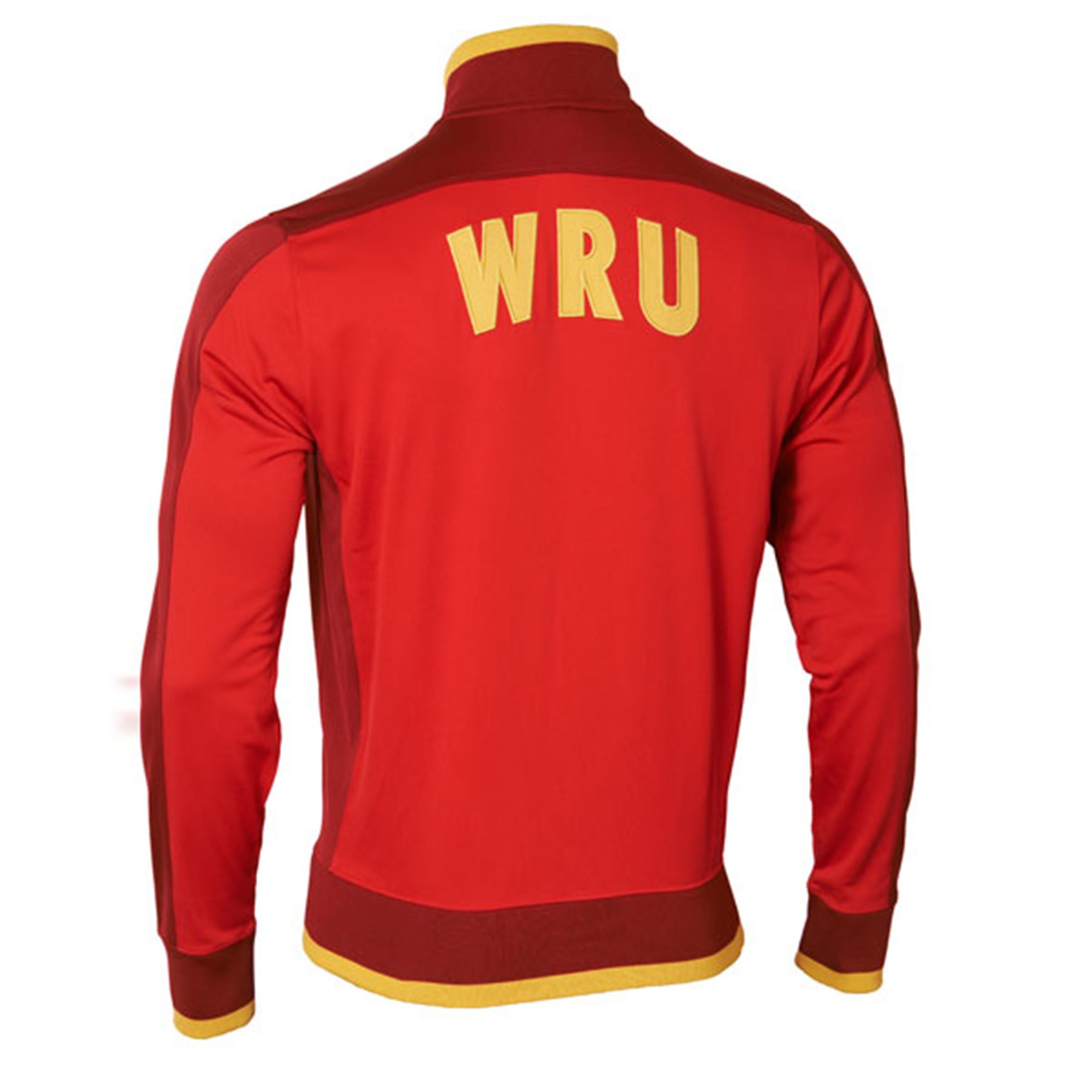 Under Armour Mens Wales Rugby Team Track Jacket Outerwear Top 15/16 Red