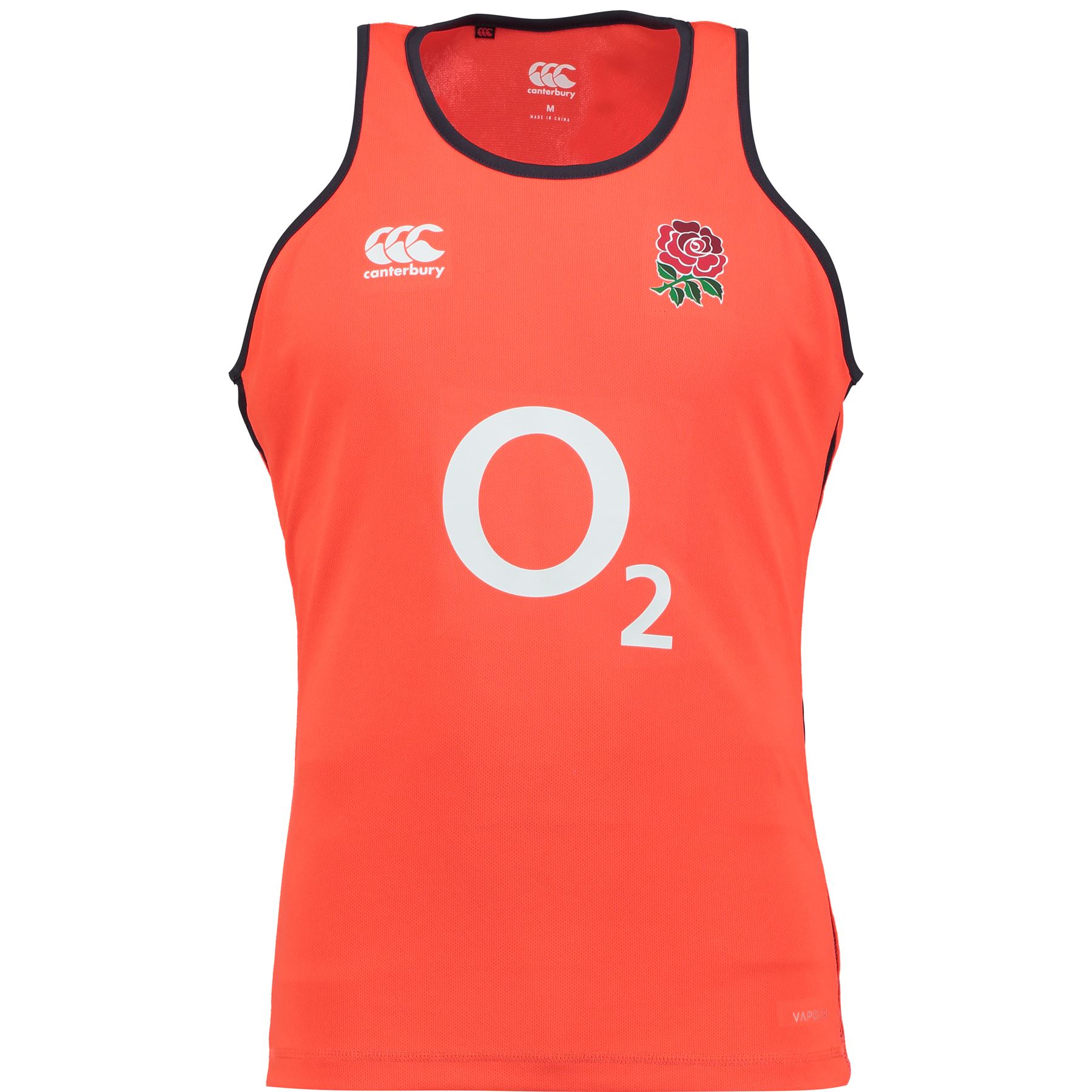 Canterbury Mens Gents England Rugby Training Poly Singlet Tank Top