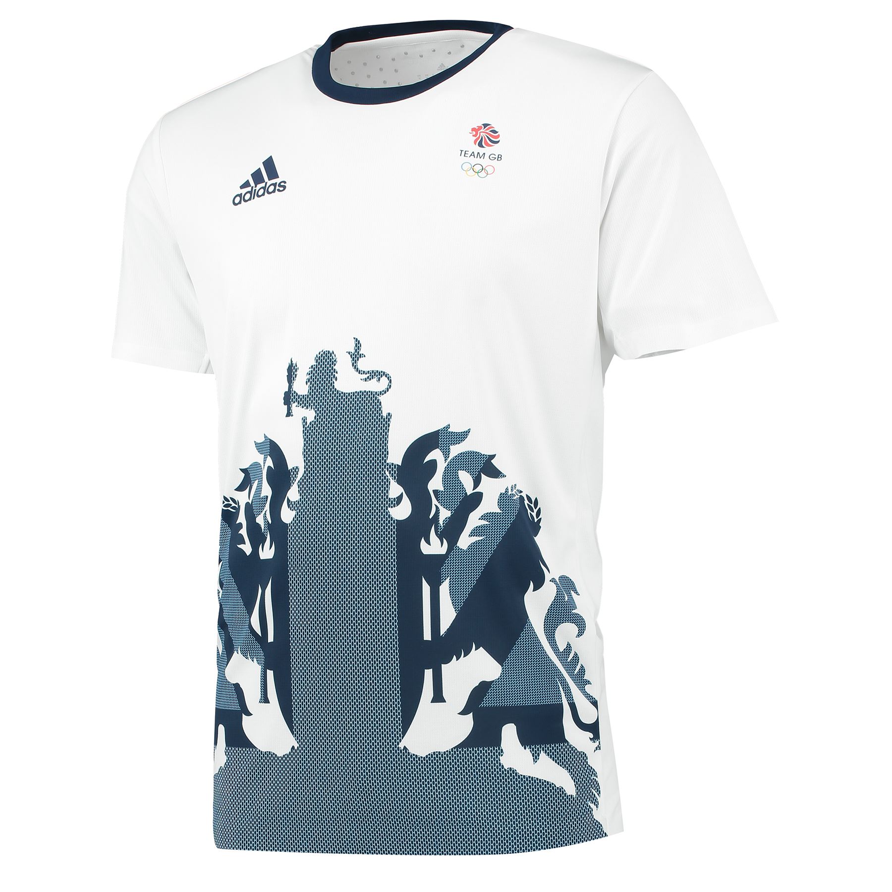 adidas Mens Gents Team GB Tennis Cimachill Crew Neck T Shirt Tee Top