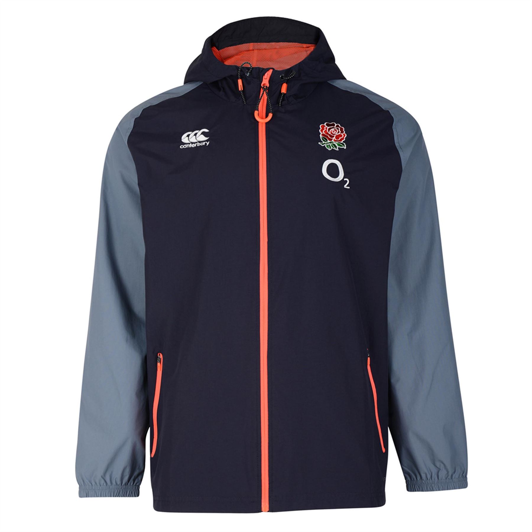 Canterbury Mens Gents England Rugby Showerproof Rain Jacket Top