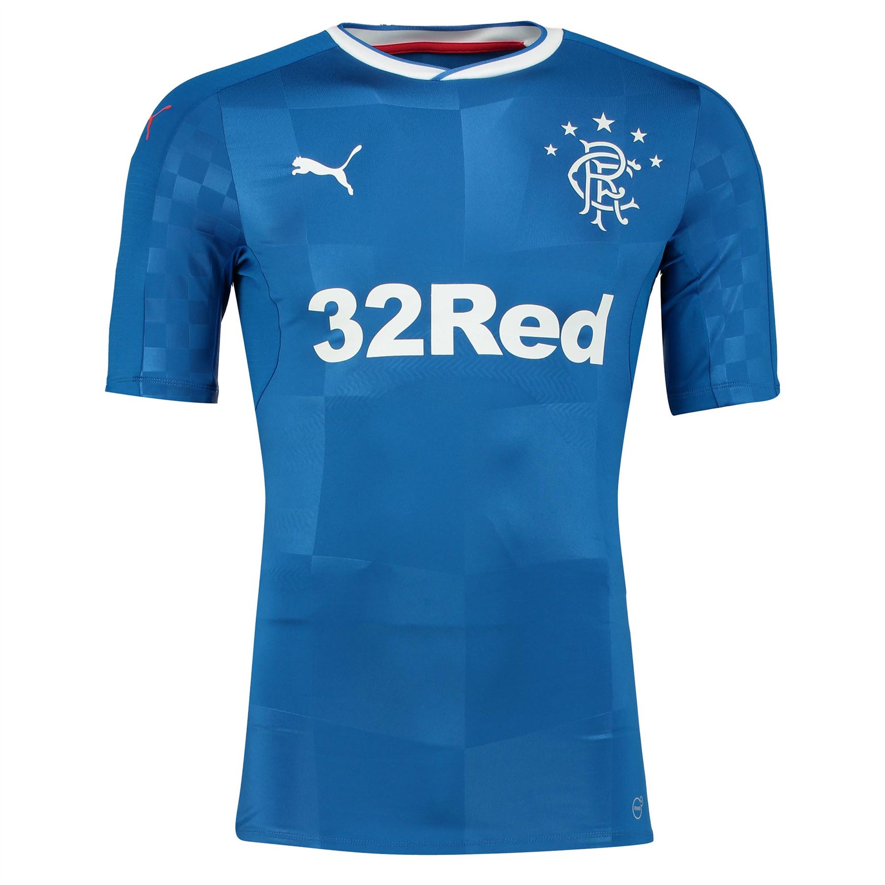 Puma Mens Gents Football Soccer Glasgow Rangers Home Authentic Shirt