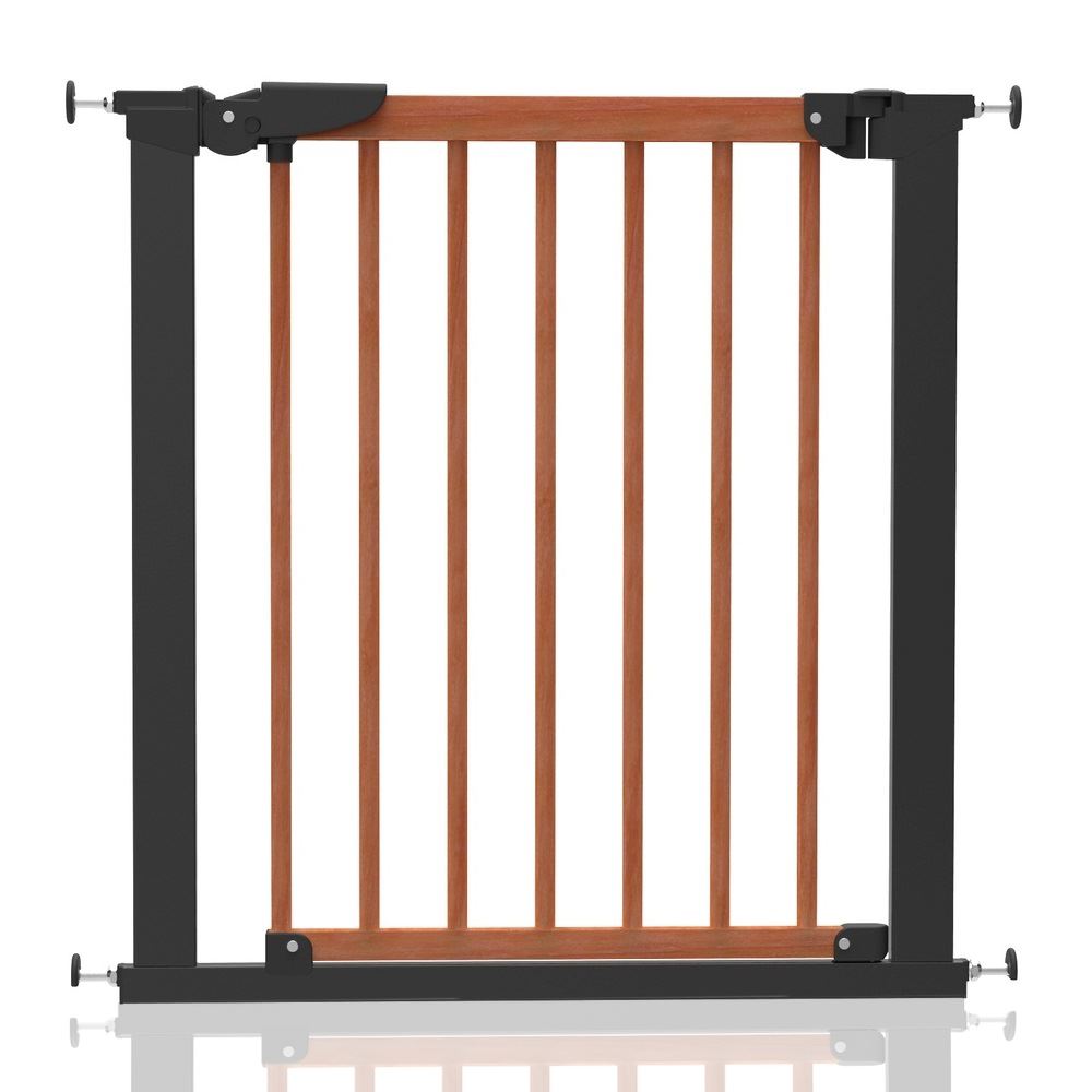 BabyDan Pressure Fit Avantgarde Baby Safety Stair Gate Cherry Wood & Black Guard eBay