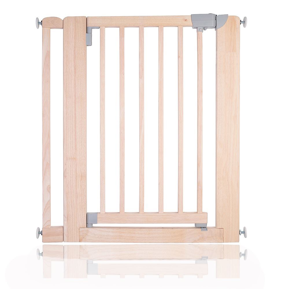 Safetots Chunky Wooden Pressure Fit Stair Gate 74 97cm Safety Barrier