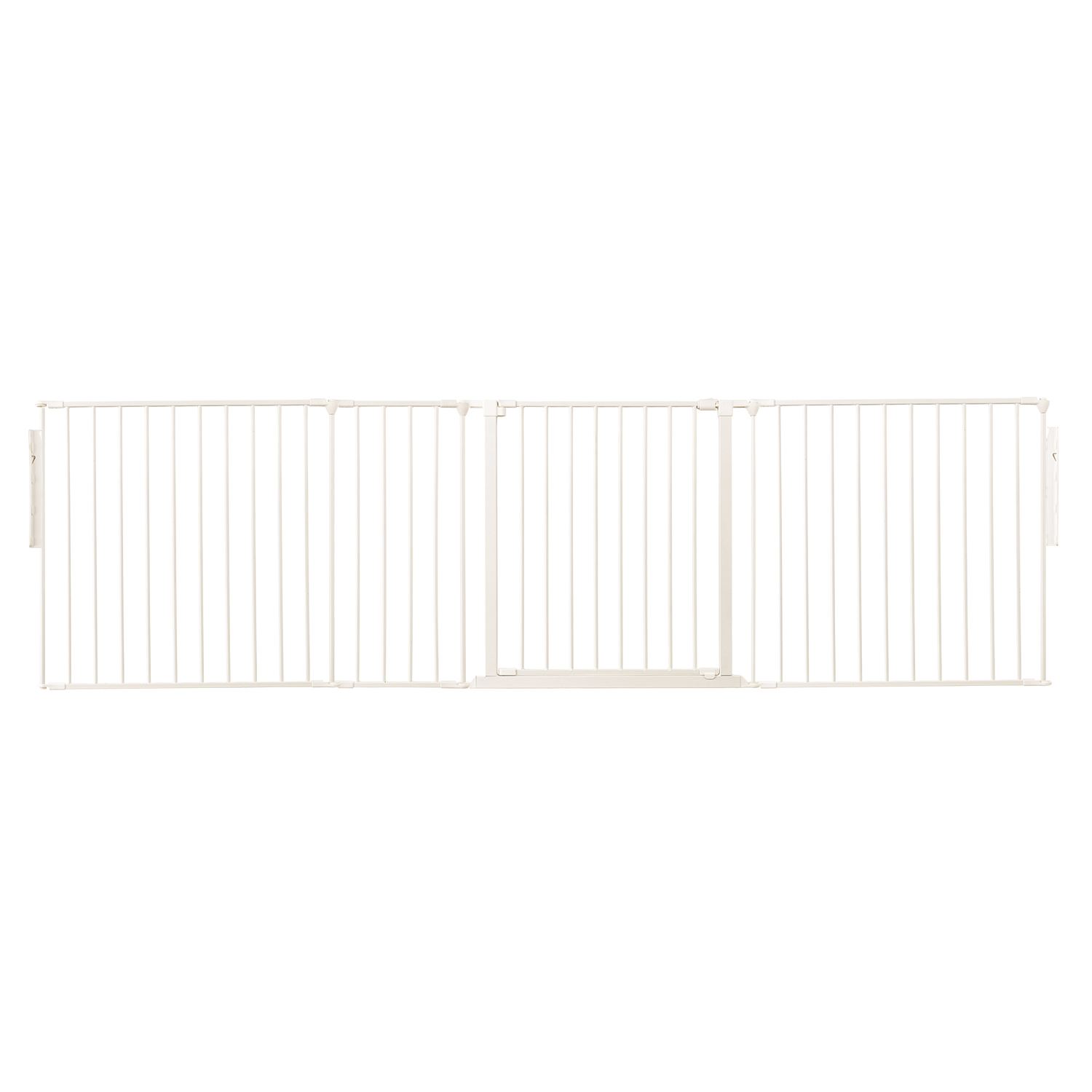 Safetots Room Divider Baby Safety or Pet Gate Extra Wide Barrier White