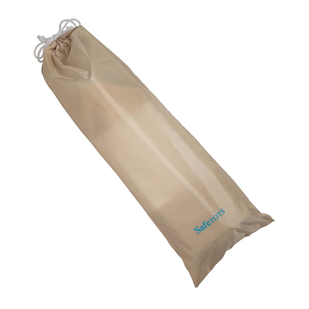 Safetots Mesh Bed Rail Childs Travel Bedguard Natural Bed Guard Folding