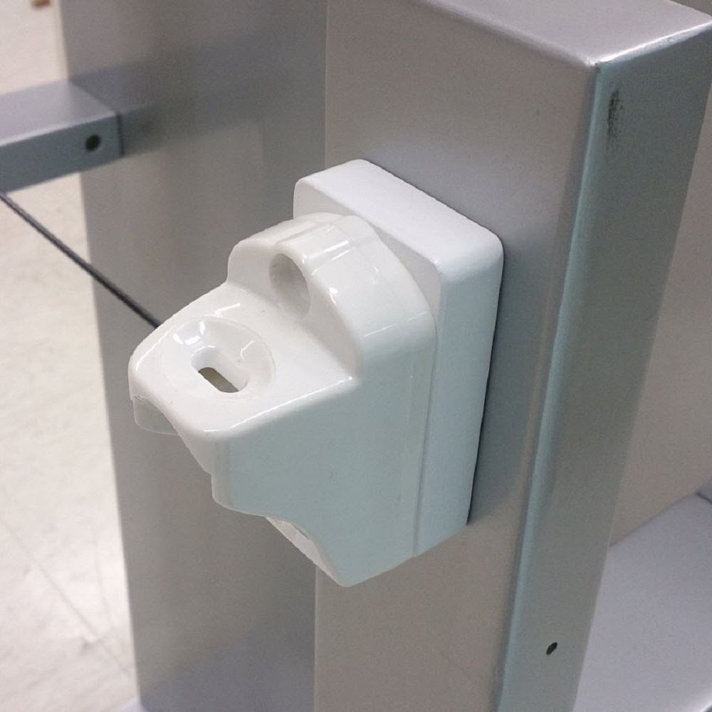 Safetots Retractable Child Gate Spacers White Skirting Board Kit