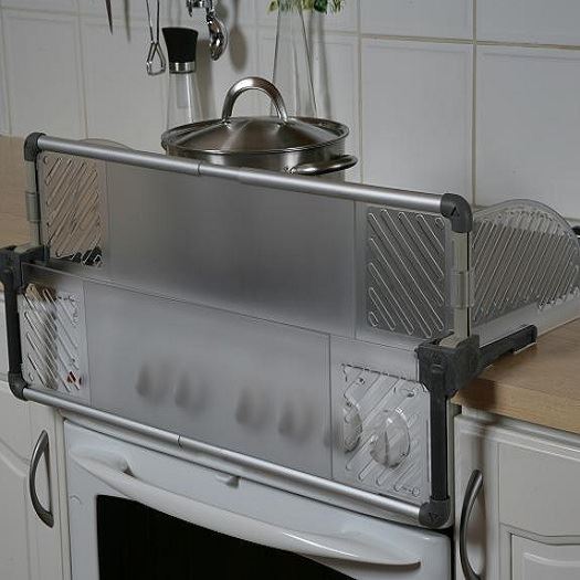 New Safetots Dual Purpose Stove Guard Double Kit Oven, Oven Knobs