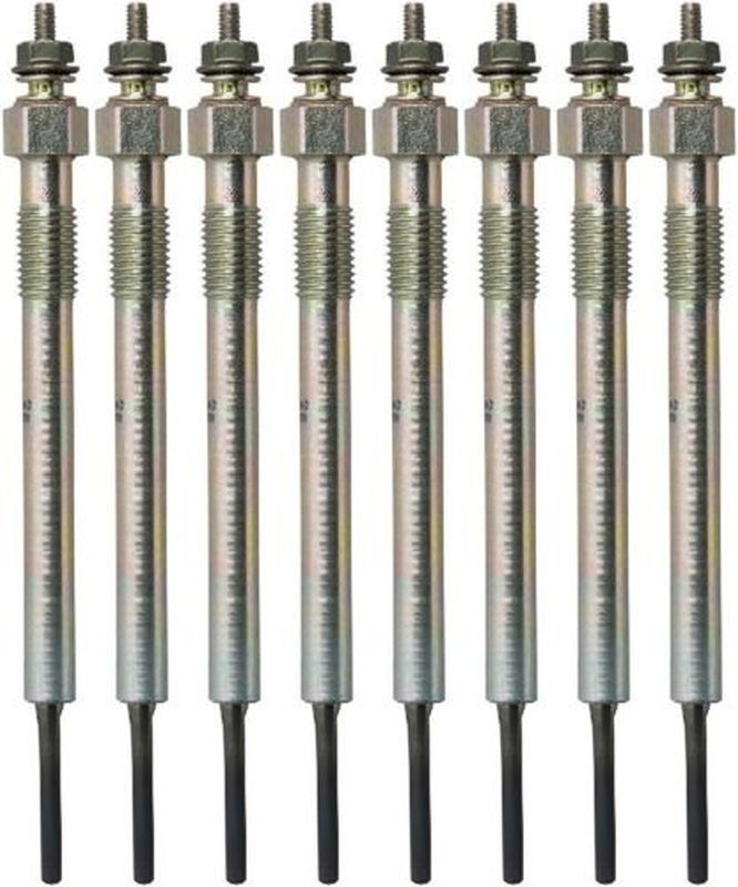 Glow Plug Set of 8 20012005 Chevy GMC Silverado Sierra 6.6L Duramax
