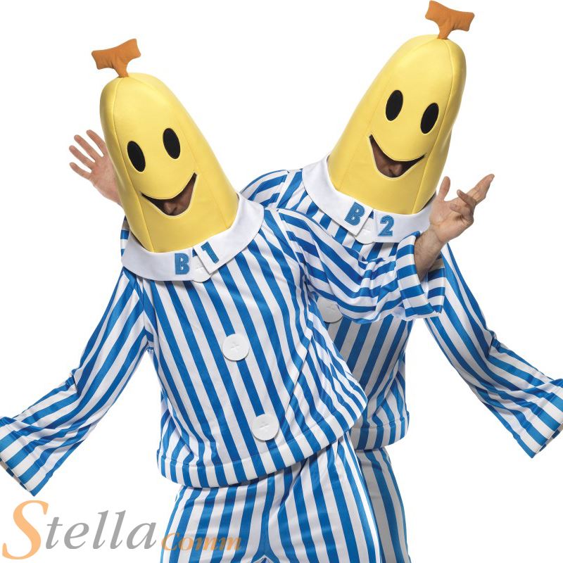 Official Bananas In Pyjamas Men's Fancy Dress Costume Cartoon Banana eBay