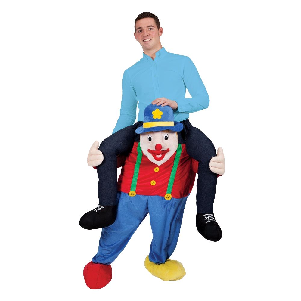 Mens Adult Carry Me Novelty Ride On Mascot Fancy Dress Costume Stag Do