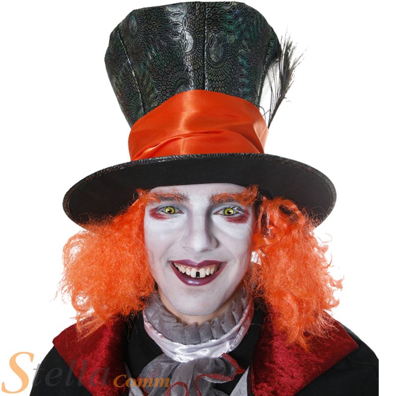 Electric Mad Hatter Orange Hat Pictures to pin on Pinterest