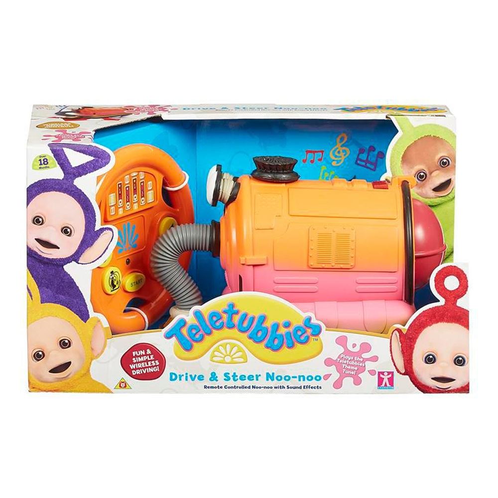 Teletubbies Drive & Steer Noo Noo Remote Control Toy With Sound Effects