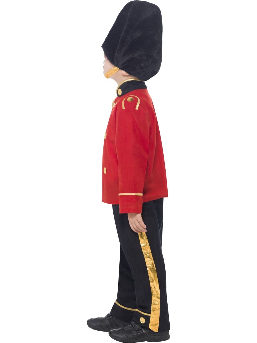 Boys Busby Guard Fancy Dress Costume Royal Soldier Uniform London Child