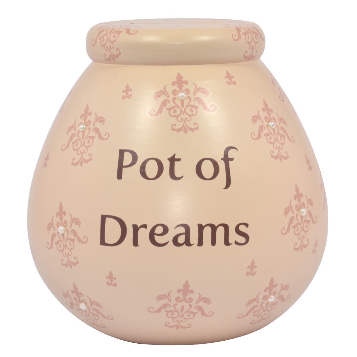 Pot Of Dreams Ceramic Money Box Pots Savings Fund Save Coins Piggy Bank