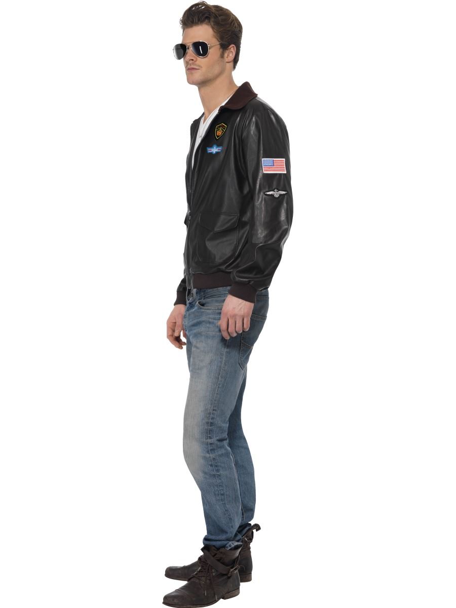 the official top gun jacket mens official top gun bomber jacket 80s army fancy dress costume the official top gun jacket mens official top gun bomber jacket 80s army fancy dress costume