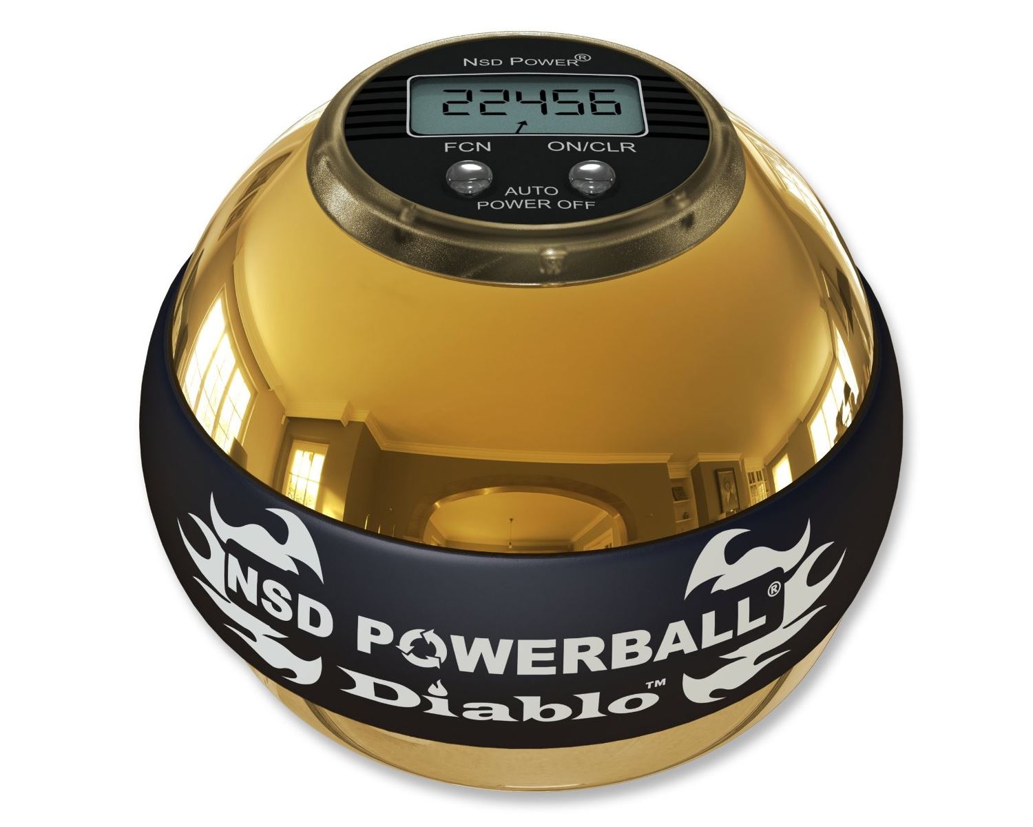 NSD Powerball Metal Diablo Gyro Gyroscope Fitness Power Ball and