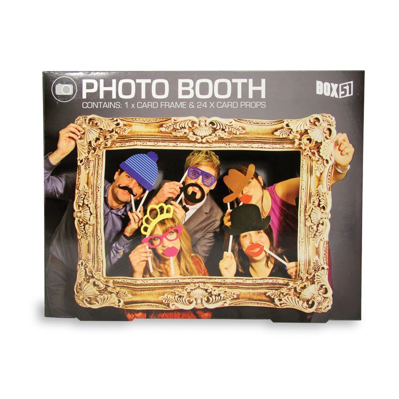 Box 51 Booth Picture Frame & 24 Props Funny