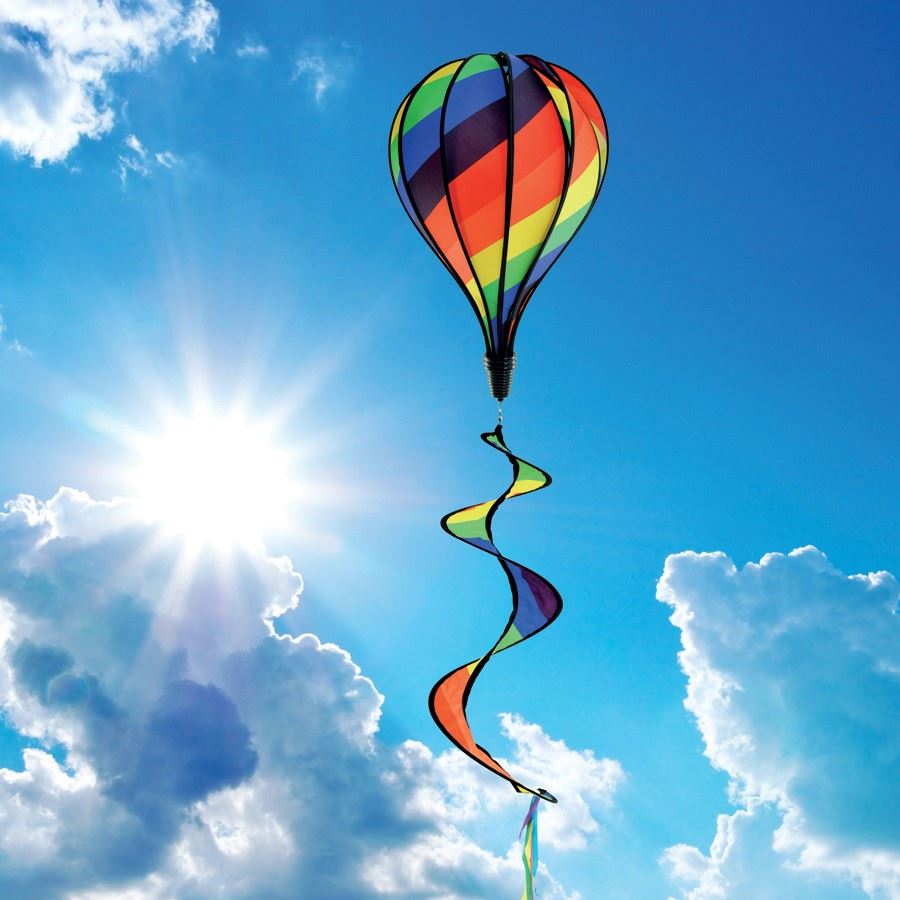 Brookite Hot Air Balloon Wind Spinner Garden Tree Mobile Festival Decoration eBay