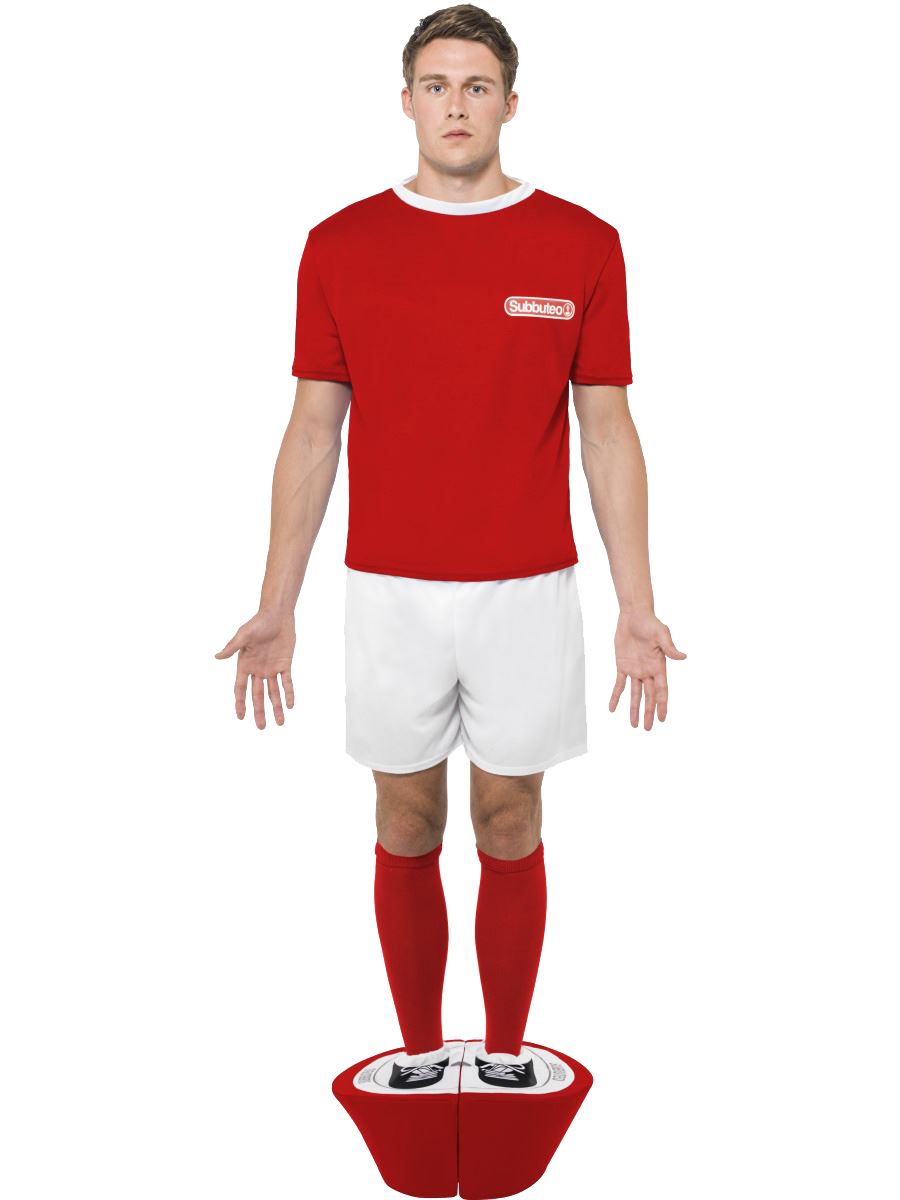 Mens Official Subbuteo Player Football Strip Fancy Dress Costume Stag