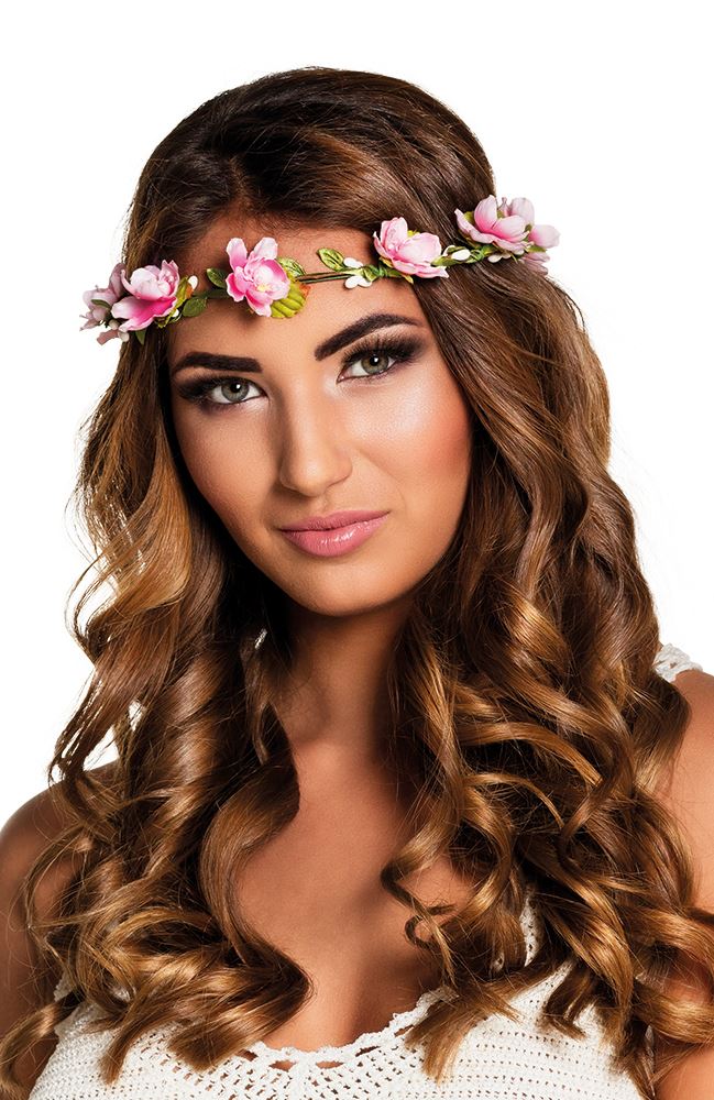 Flower Headband Ladies 1960s Hippy Hippie Fancy Dress ...