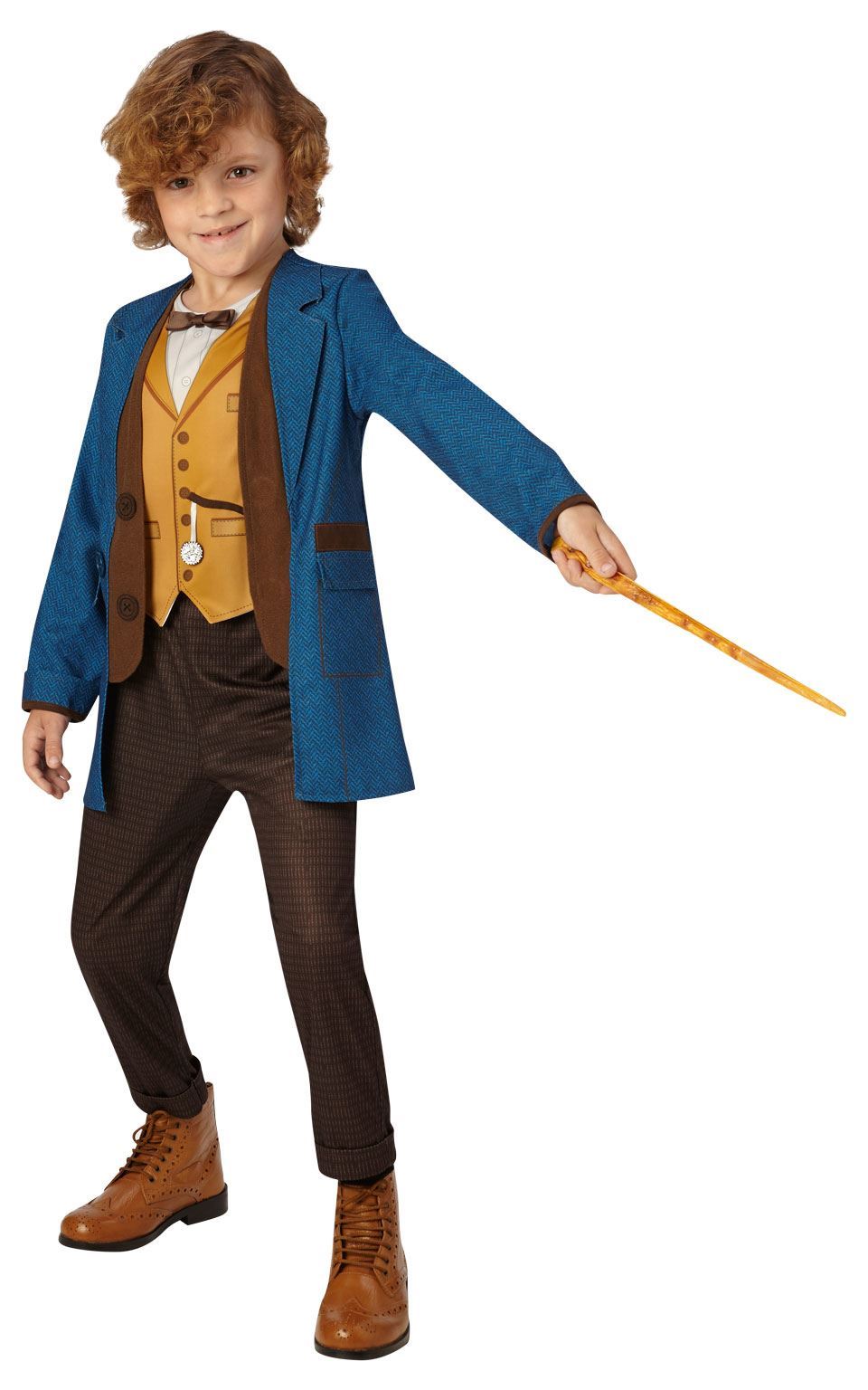 Boys Deluxe Newt Scamander Costume Fantastic Beasts Book Week Fancy