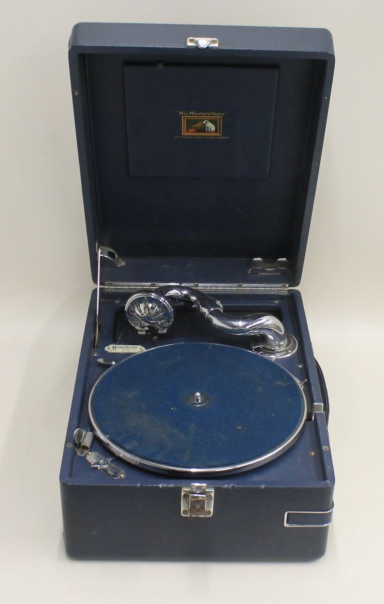 HMV Model 102 Gramophone/Phonograph His Masters Voice Record LP 12" Player eBay