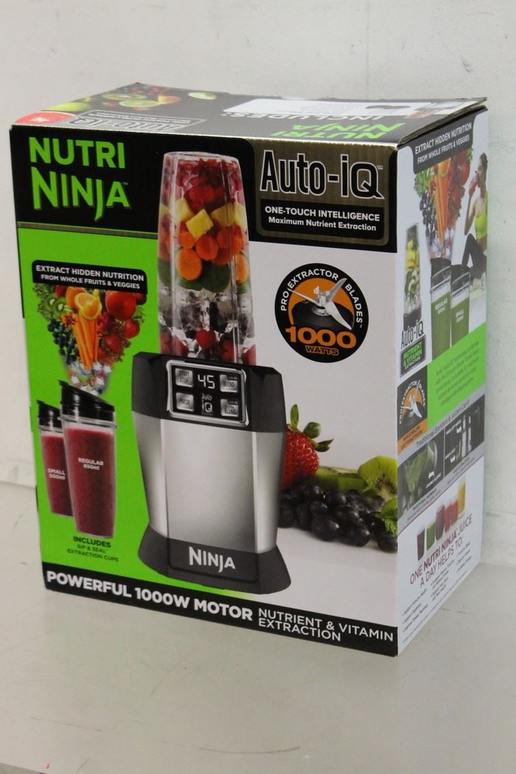 BNIB NINJA Nutri Ninja Auto IQ Nutrition Juice Extractor BL480UK 1000w