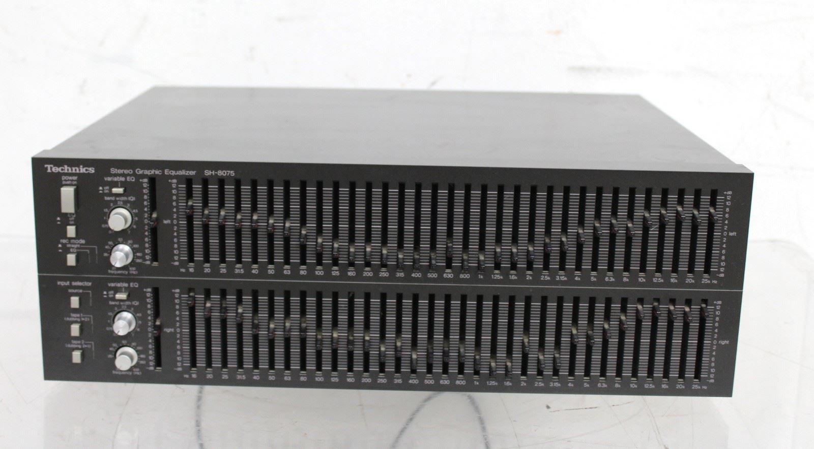 TECHNICS SH8075 Dual 33 Band Stereo Graphic Equalizer Single Level
