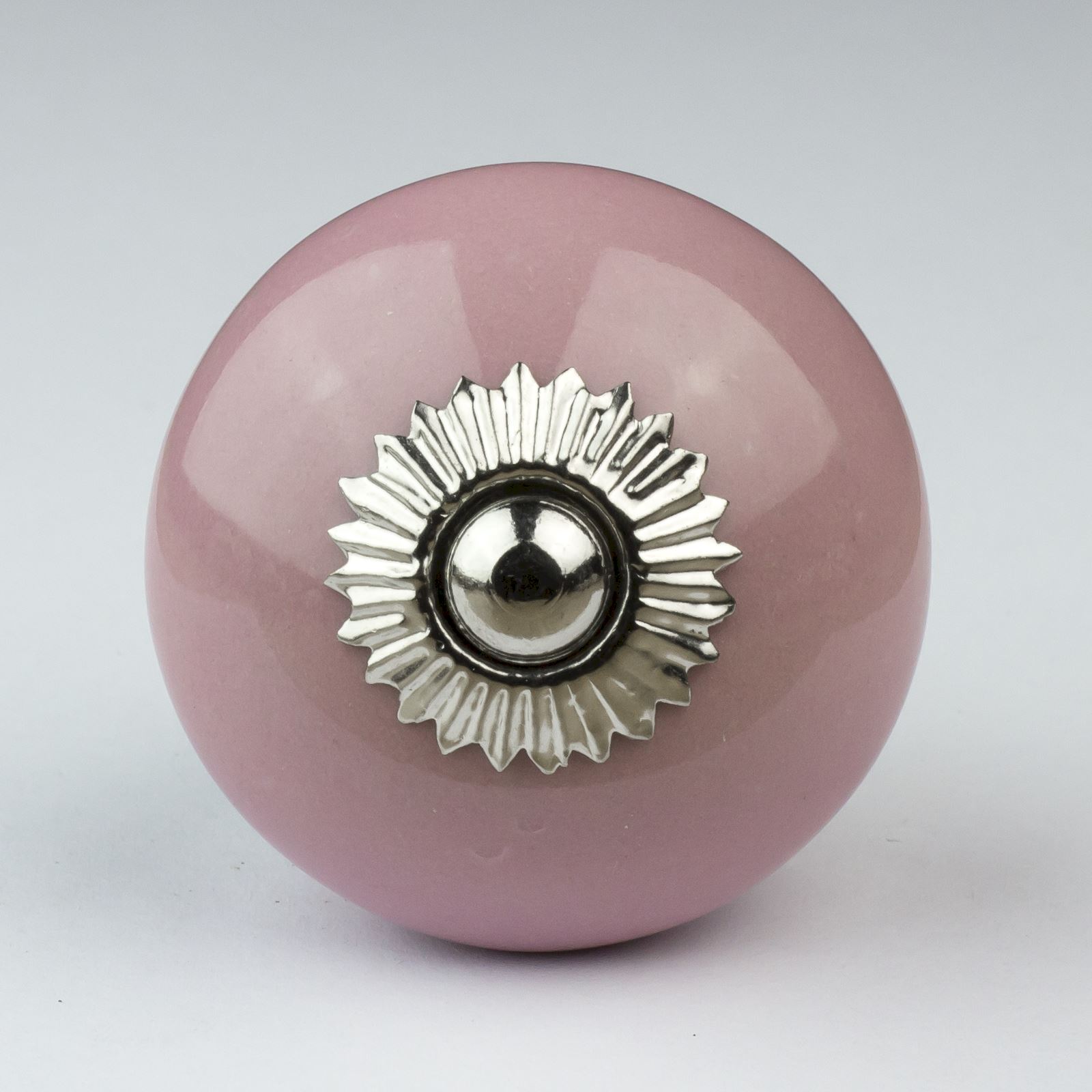 Pink Green Ceramic Resin Door Knobs Handles Furniture Drawer Pulls