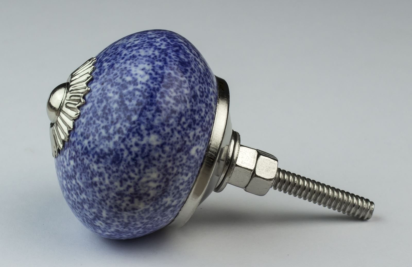 Blue White Navy Ceramic Door Knobs Handles Furniture Drawer Pulls