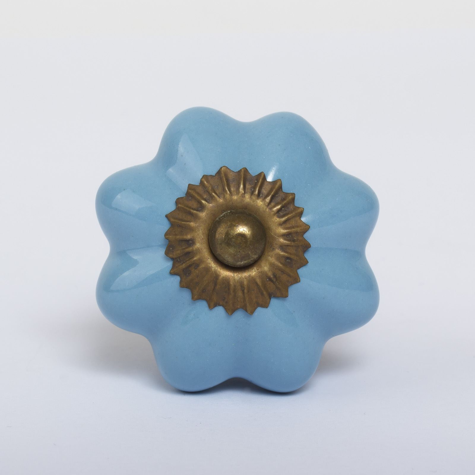 Blue White Navy Ceramic Door Knobs Handles Furniture Drawer Pulls