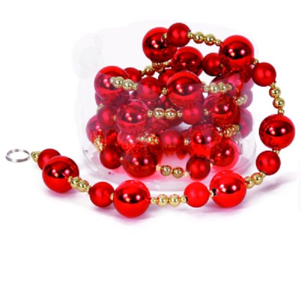 christmas bauble garland with 48 baulbles 199cm ebay christmas bauble garland with 48 baulbles 199cm ebay