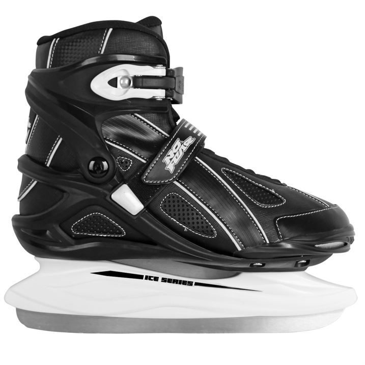 No Fear Mens Pro Winter Ice Skates Shoes Boots Stainless Steel Blade