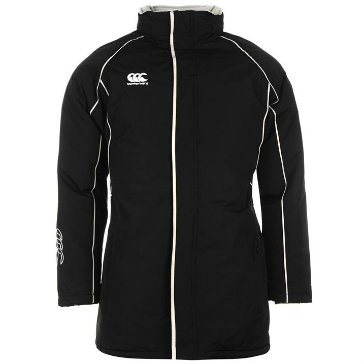Canterbury Mens Full Zip Padded Jacket Long Sleeve Rugby Training Coat